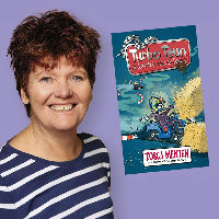 Tosca Menten leest voor uit Turbo Teun in de Bibliotheek