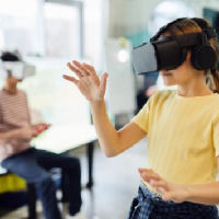 Bergbeklimmen met een VR-bril