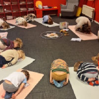 Kinderyoga in het thema 'Vol Avontuur