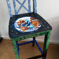 De Toekomststoel in de bibliotheek van Huizen