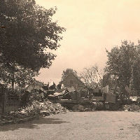 Expositie foto's Panther-Stellung 1944-1945