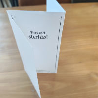 Ontwerpwedstrijd: condoleancekaart