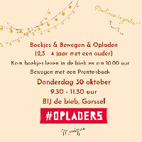 #Opladers: Boekjes & bewegen 30-10-2025 09:30