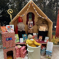 Op de bank met Sinterklaas 2025