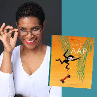 Kleine Aap (met Jeritza) tussen de boeken (2+)