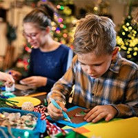 Maak je eigen magische kerstkaart in het DigiLab!