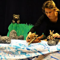 Poppentheater 'Kleine Aap' met Maaike Kaptein