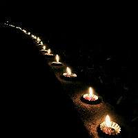 Candle night in Bibliotheek Hengelo