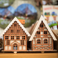 Modelbouw voor Kids: vakwerkhuisjes