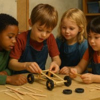 Workshop van Little Engineers Academy: Maak je eigen raceauto