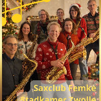 Saxclub Femke luidt het nieuwe jaar in!