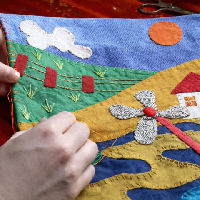 Keti Koti wandkleed: samen een verhaal borduren