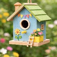 Workshop vogelhuisjes