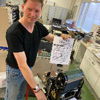 Live krant maken: Totaal Getikt komt drukken!