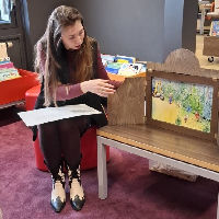 Voorlezen met het vertelkastje