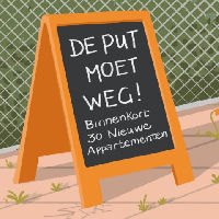 Maak een protestbord met Adam