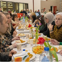 Ramadan Iftar diner in de bibliotheek (met Stichting Sfera)