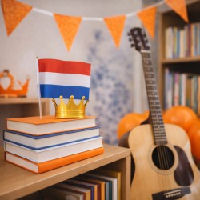 Voorlezen, zingen en dansen in het thema Koningsdag