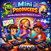 Mini Producers Workshop Digitale Muziek Maken( 6-12jr.)