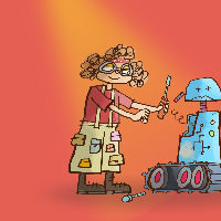 Fieke fikst 't: speel je verhaal in een magnetisch minitheater (4 - 6 jaar)