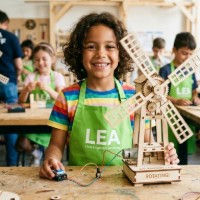 Workshop van Little Engineers Academy: Bouw een windmolen