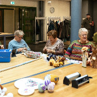 Wereldwijde Knit In Public (KIP) dag